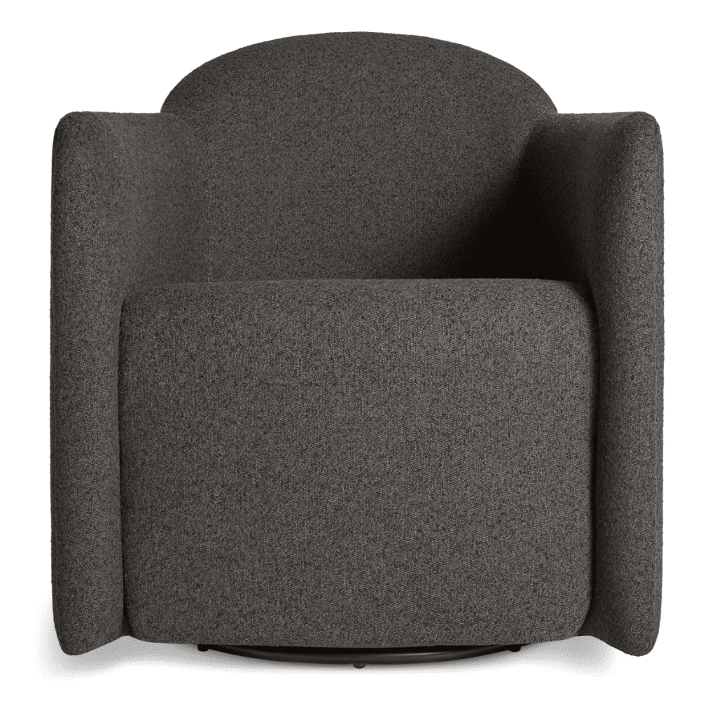About Face Swivel Lounge Chair lounge chair BluDot Kelso Charcoal