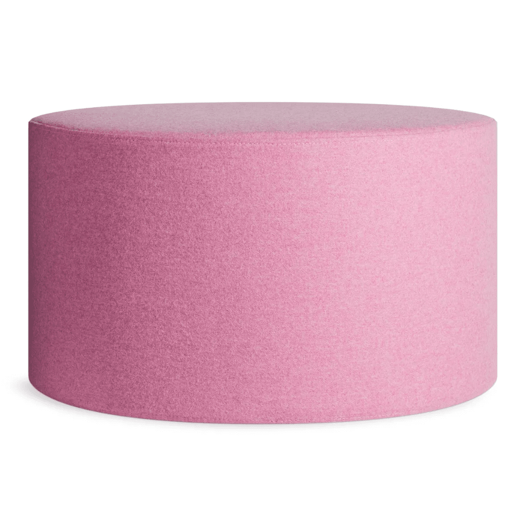 Bumper Large Ottoman ottomans BluDot Vesper Bubblegum