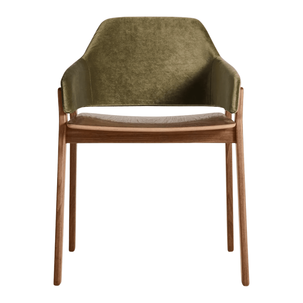 Clutch Dining Chair Side/Dining BluDot Moss Velvet