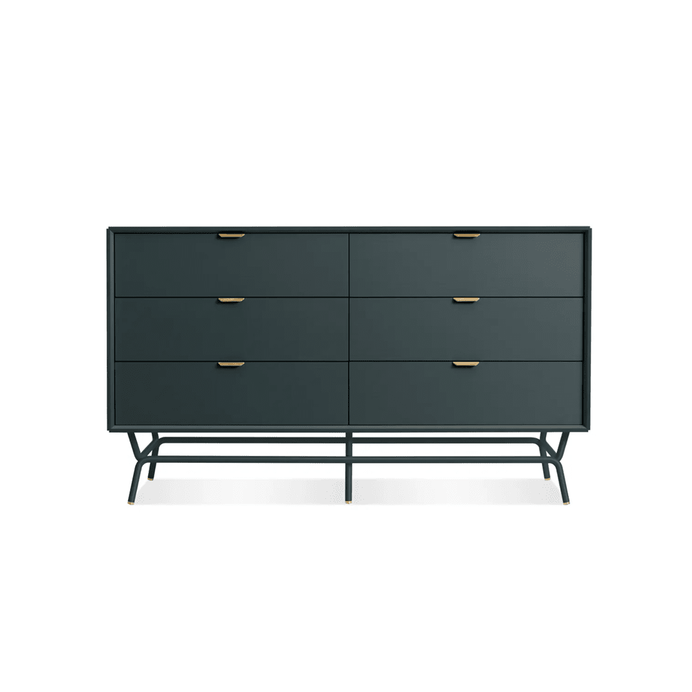 Dang 6 Drawer Dresser storage BluDot Navy Green