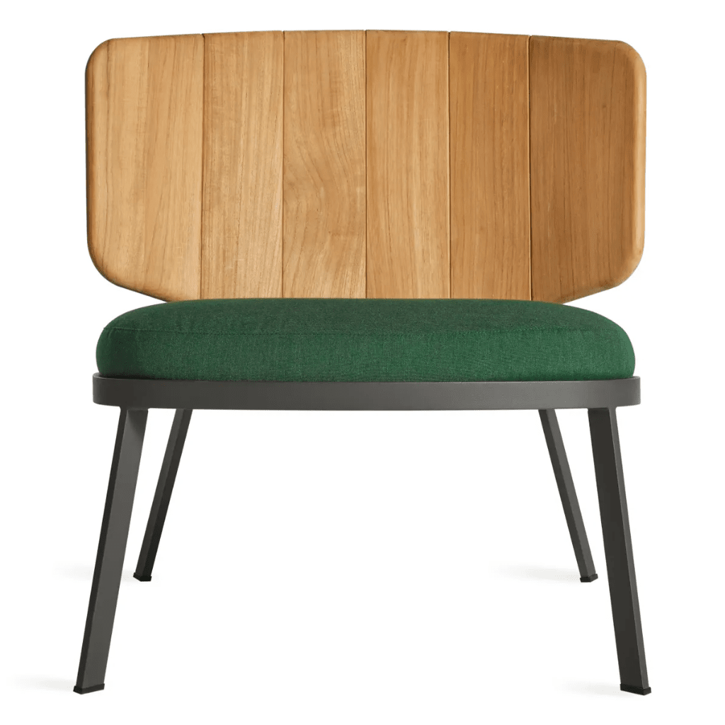 Low Fade Outdoor Lounge Chair lounge chair BluDot Sunbrella Ivy