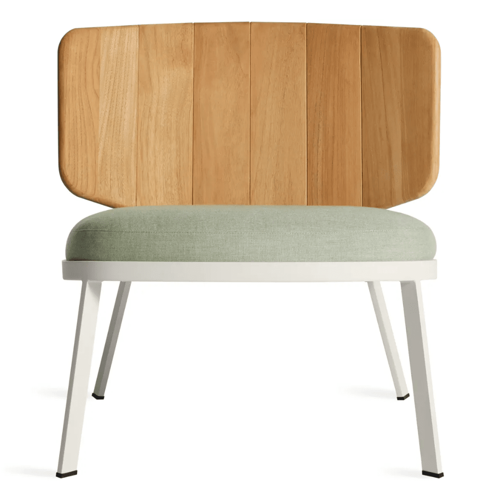 Low Fade Outdoor Lounge Chair lounge chair BluDot Sunbrella Oasis