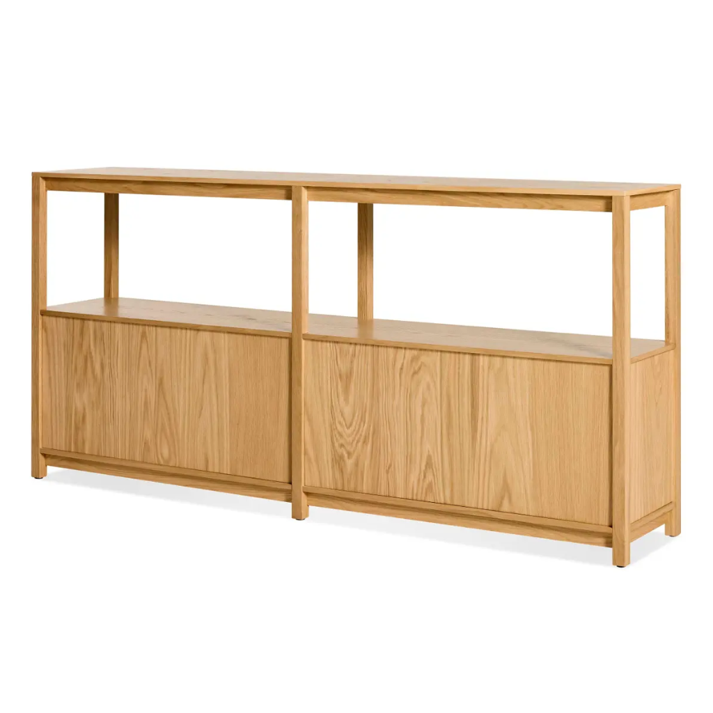 Open Plan Small Large Bookcase with Storage