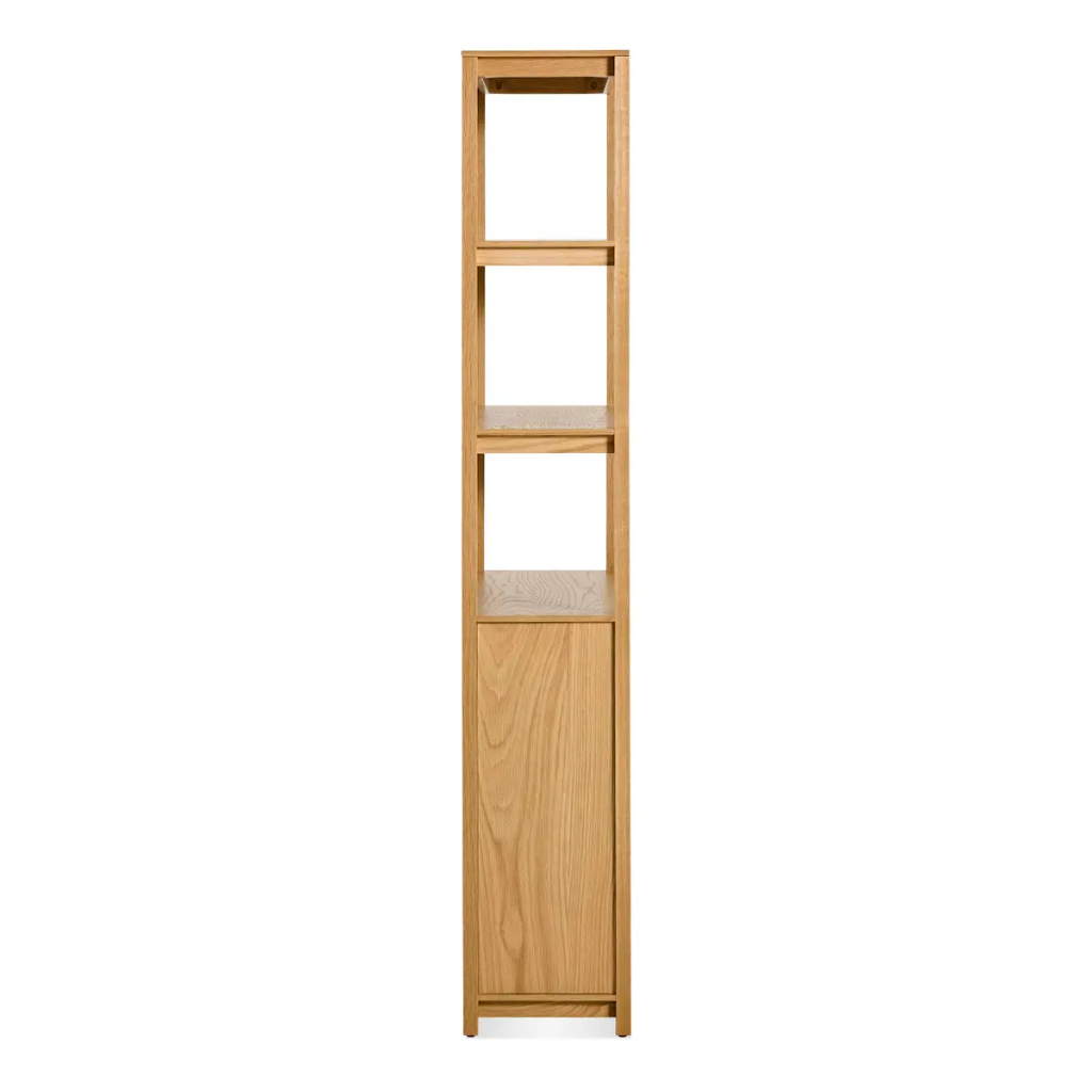 Open Plan Tall Bookcase with Storage