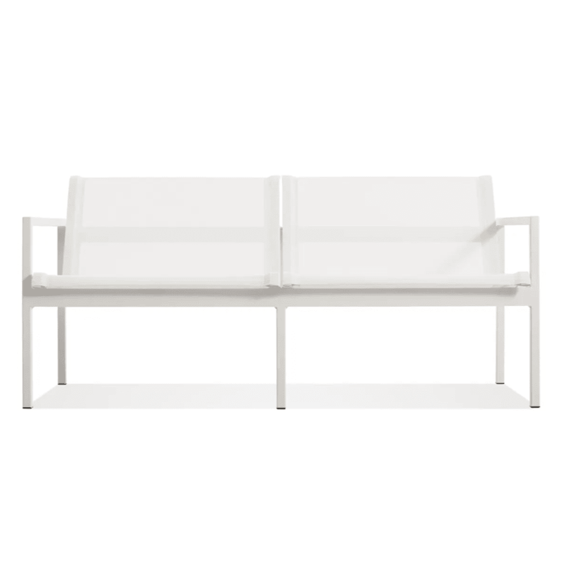 Skiff Outdoor 2 Seat Sofa Outdoors BluDot White