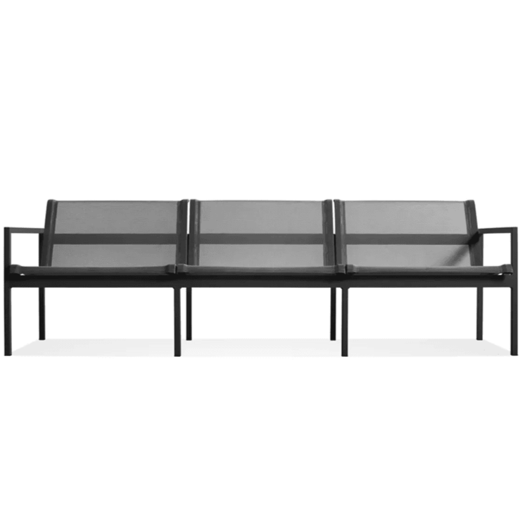 Skiff Outdoor 3 Seat Sofa Outdoors BluDot Carbon
