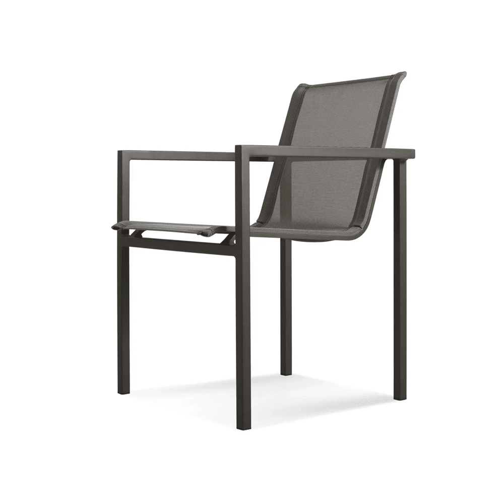 Skiff Outdoor Stacking Chair Outdoors BluDot Carbon