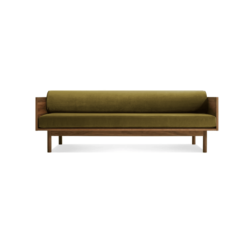 Souvenir Sofa Sofa BluDot Loden Green Velvet / Walnut