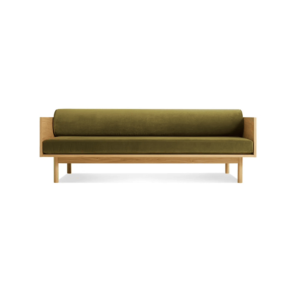 Souvenir Sofa Sofa BluDot Loden Green Velvet / White Oak