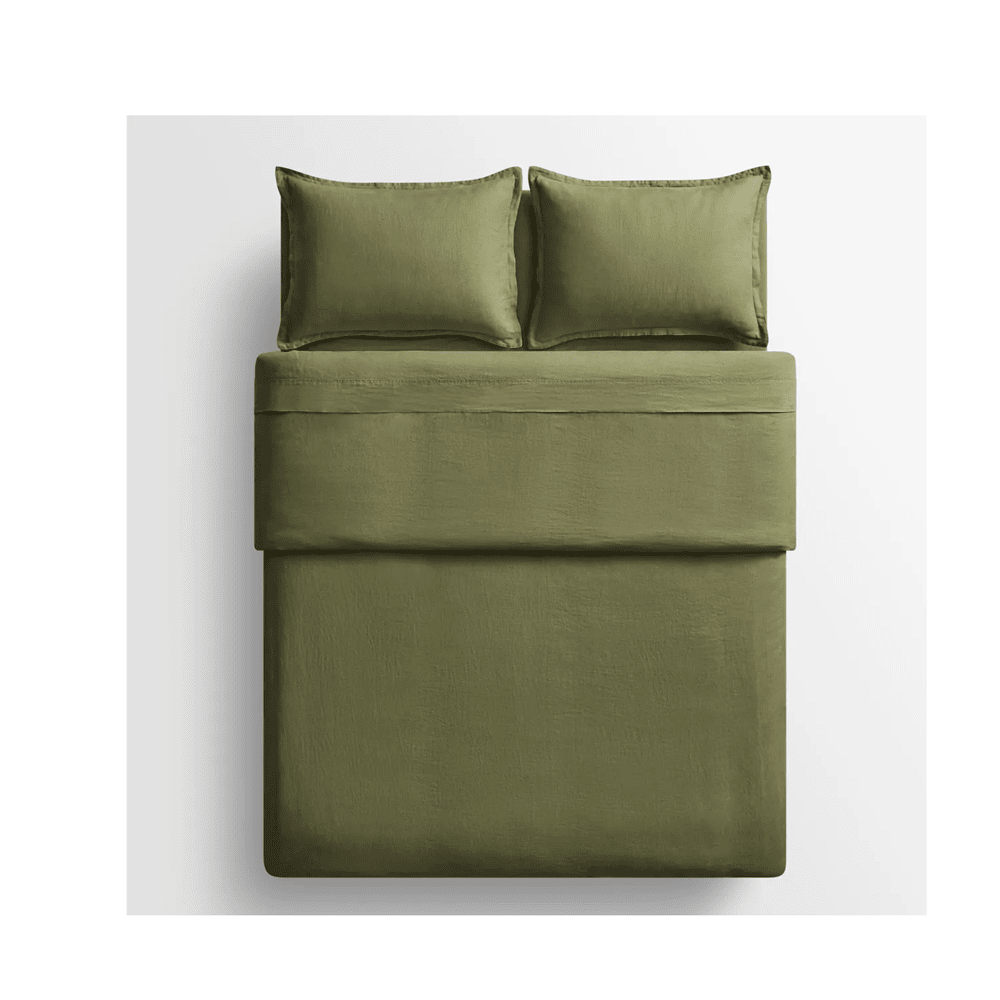 Blu Dot Stone Washed Linen Duvet Set Blu Dot - Beds BluDot