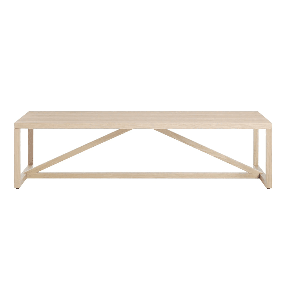 Strut Coffee Table Coffee Tables BluDot Whitewashed Ash