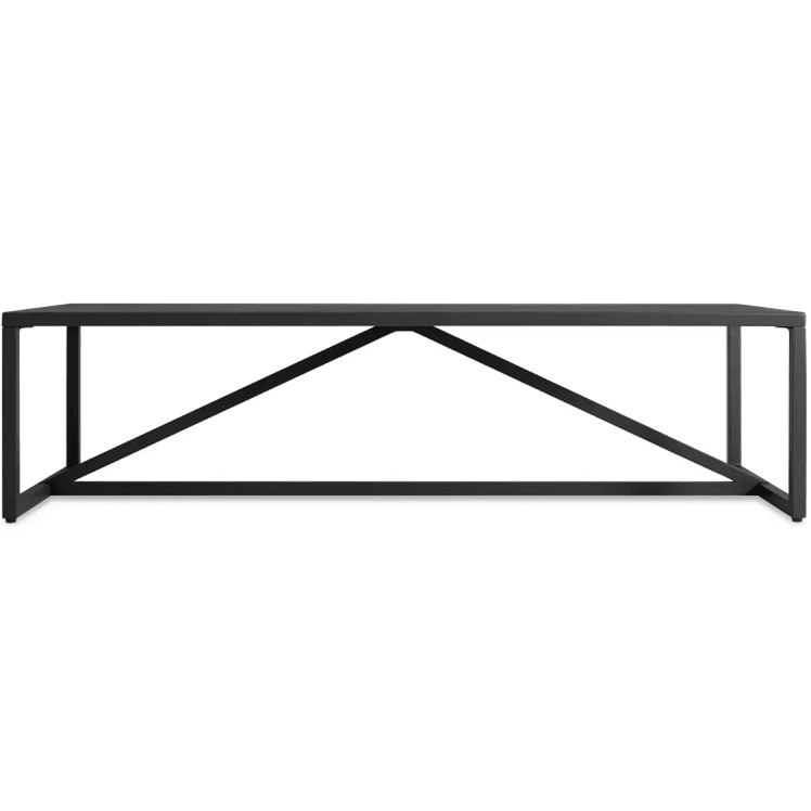 Strut Outdoor Coffee Table Coffee Tables BluDot Carbon