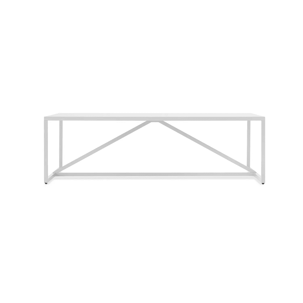 Strut Square Coffee Table Coffee Tables BluDot White