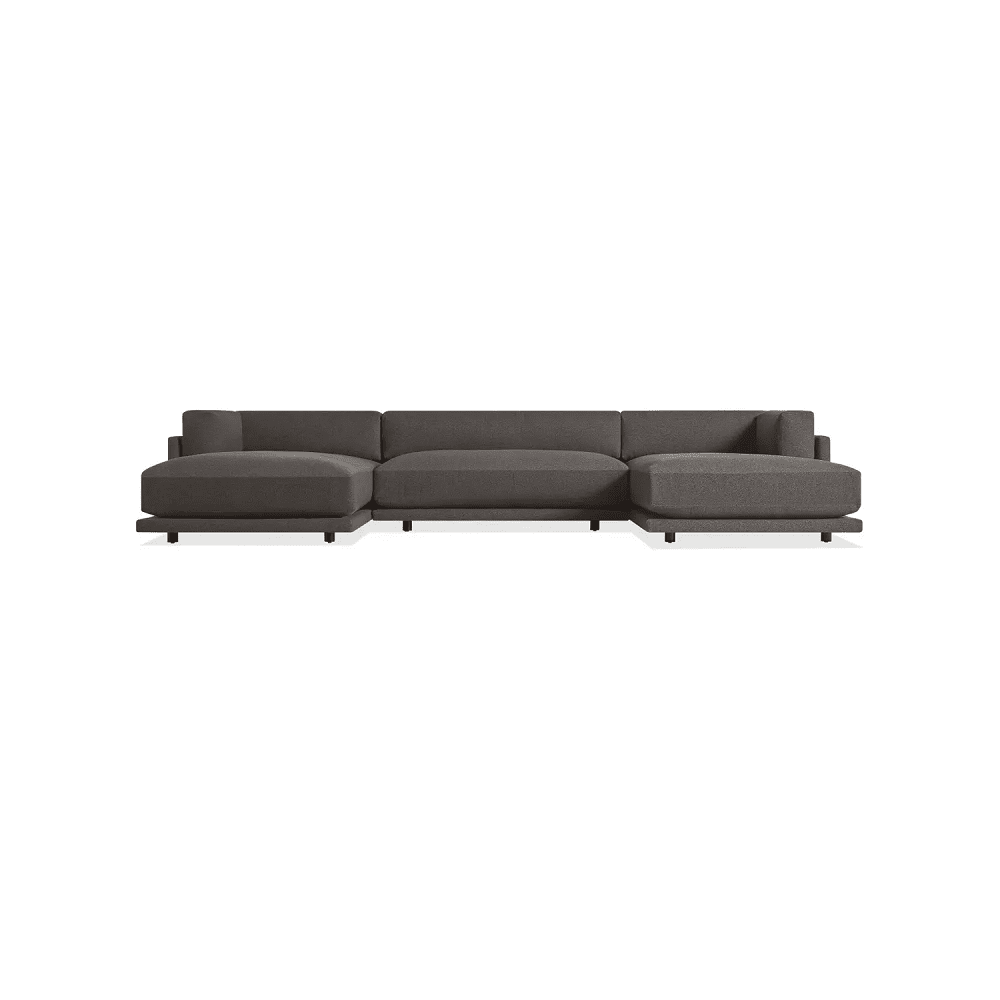 Sunday U-Shaped Sectional Sofa sofa BluDot Kelso Charcoal