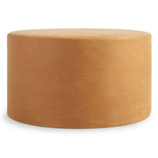 Bumper Large Ottoman ottomans BluDot Camel Leather