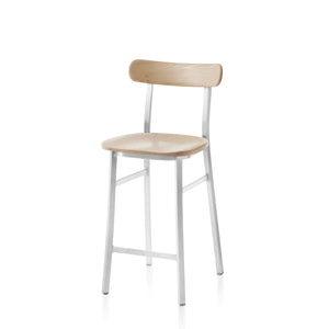 Emeco Utility Stool Chair Emeco Counter Height Hand Brushed Ash