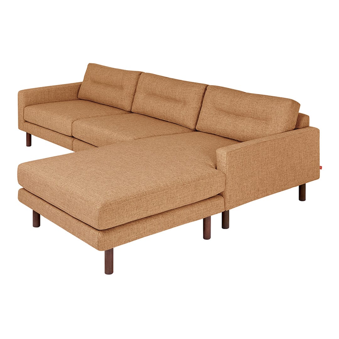 Miller Bi-Sectional Sofa Gus Modern Caledon Amber Walnut