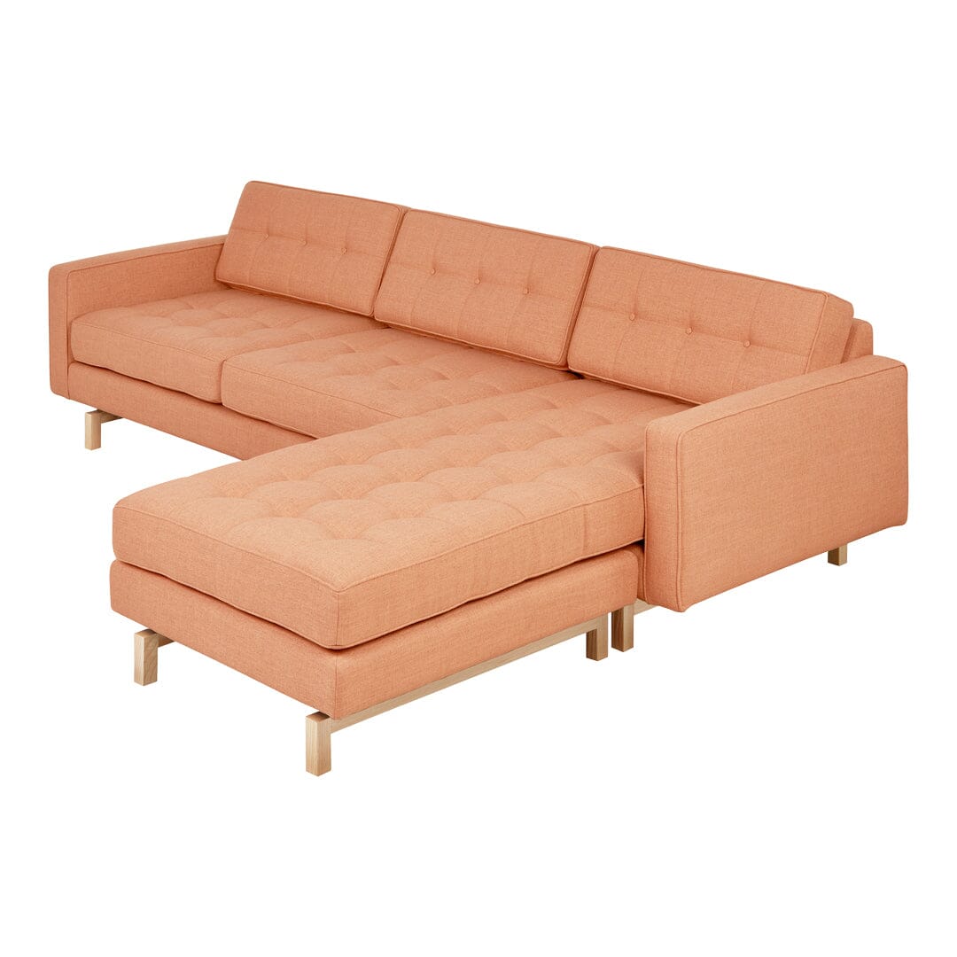 Jane 2 Bi-Sectional Sofa Gus Modern Caledon Sedona Natural Ash