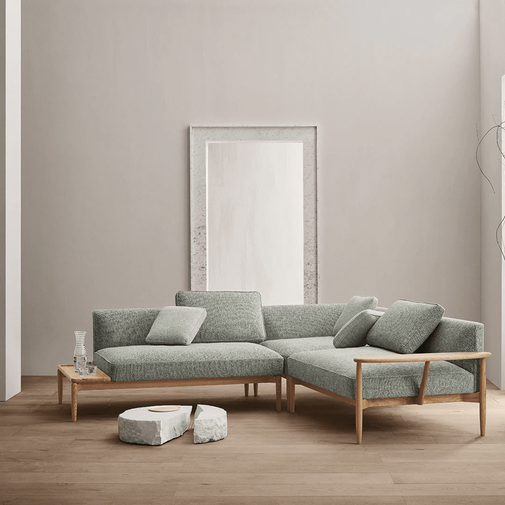 E331 Embrace Modular Sofa - w/ Left Table (58.3" L) Sofas Carl Hansen