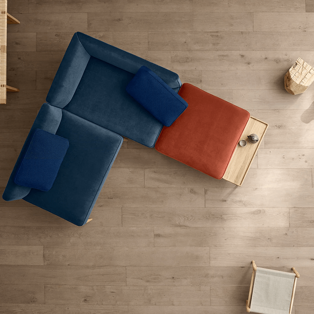 E350 Embrace Footstool - w/ Table Section Footstool Carl Hansen