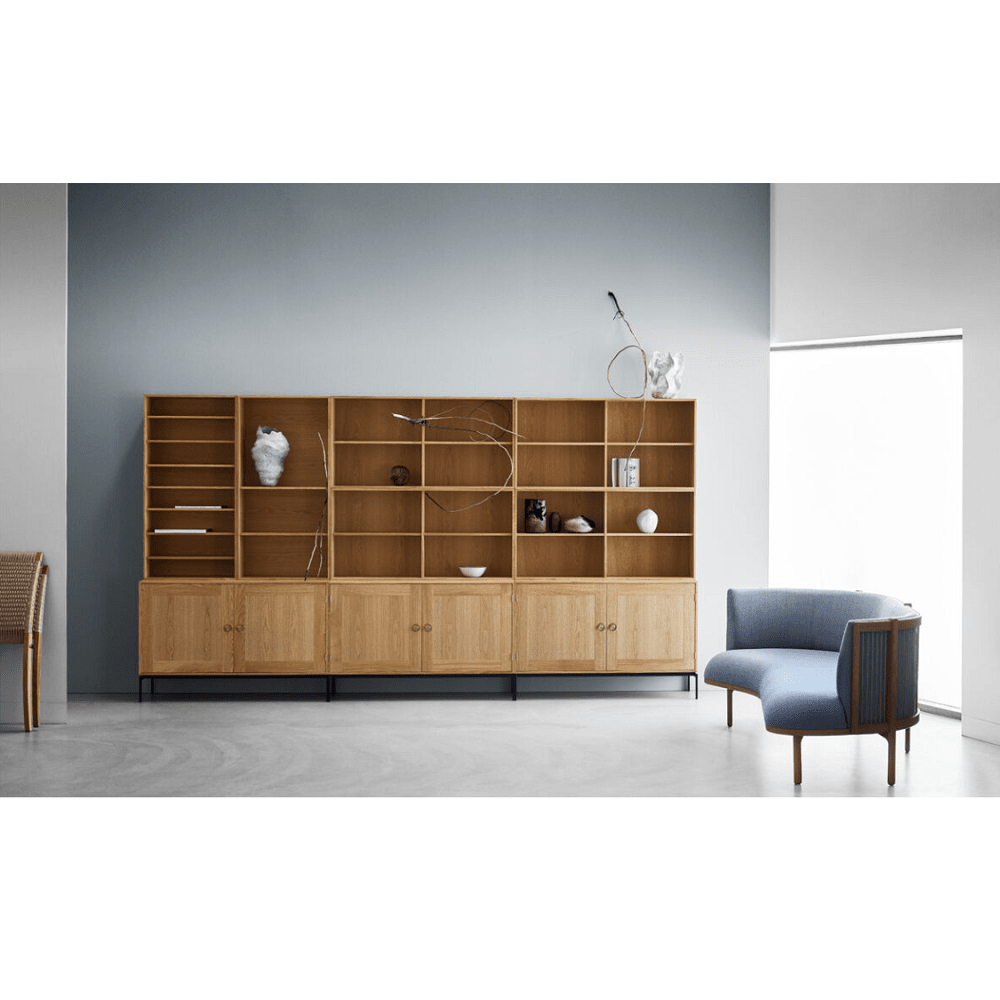 FK63 Four Section Upright Bookcase storage Carl Hansen
