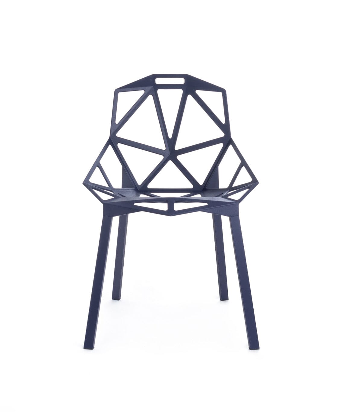 Chair One Stacking - Star Base - 2-Pack Outdoors Magis Purple Seat & Legs