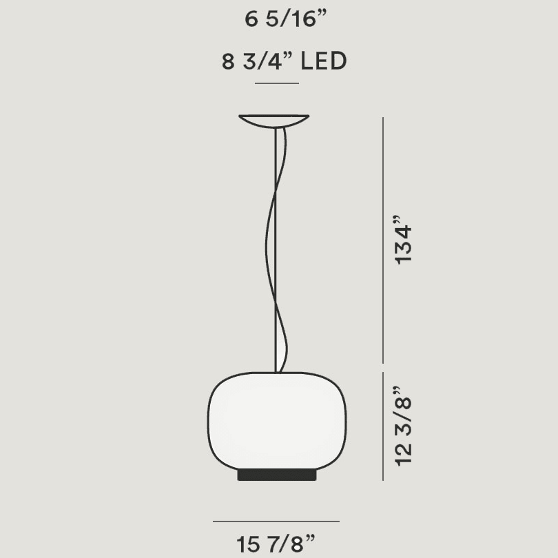 Chouchin Suspension Lamp suspension lamps Foscarini