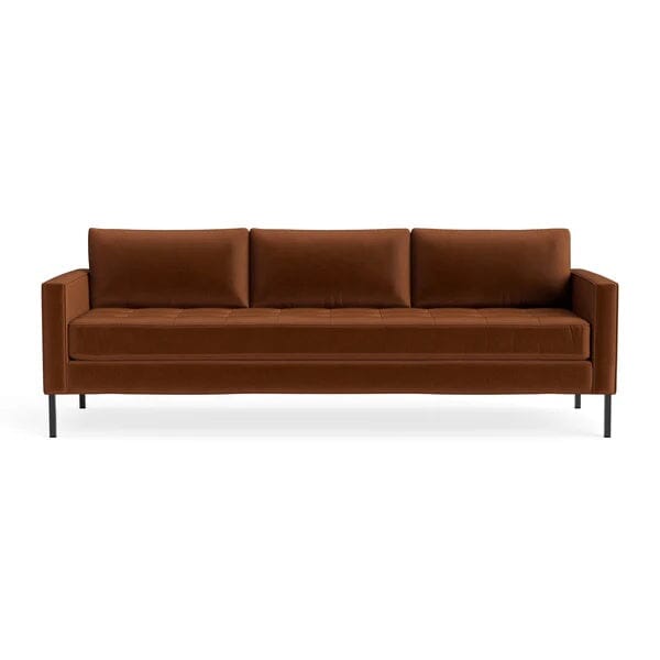 Paramount 95" Sofa Sofa BluDot Copper Velvet Metal