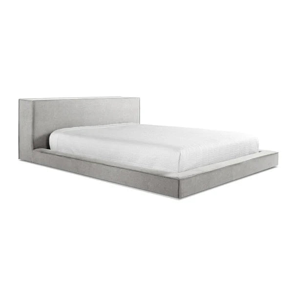 Dodu Bed Beds BluDot Full Vesper Light Grey