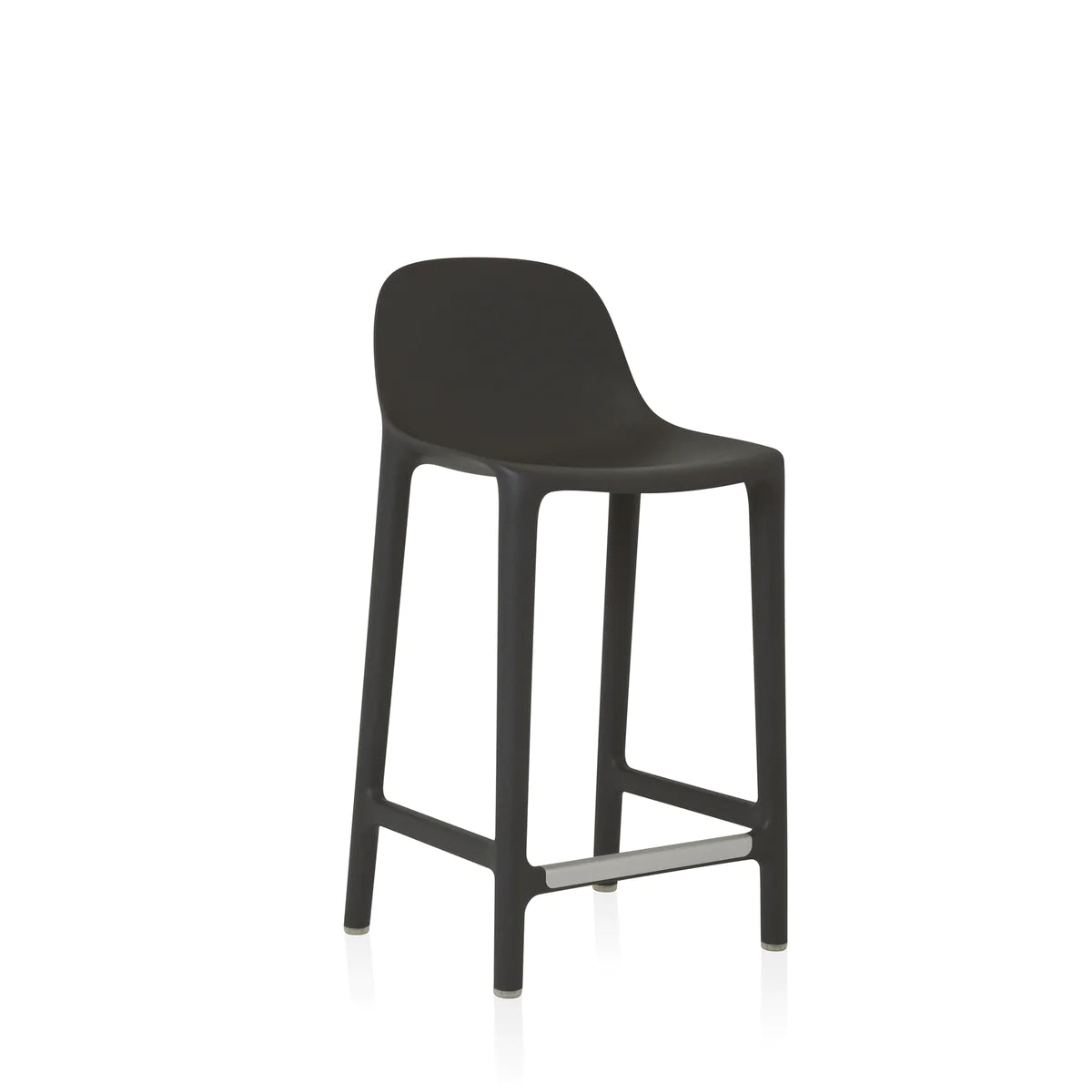 Emeco Broom Stool bar seating Emeco Counter: 24" Dark Grey
