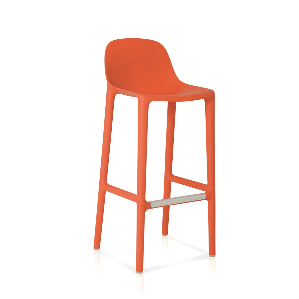 Emeco Broom Stool bar seating Emeco Bar: 30" Orange
