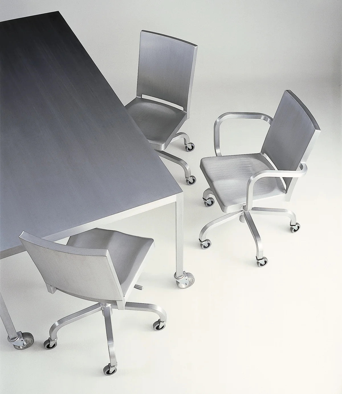 Emeco Hudson Swivel Arm Chair Side/Dining Emeco