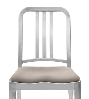 Emeco Navy Bar Stool Side/Dining Emeco Hand Brushed Leather Spinneybeck Volo Grey +$275 No Glides