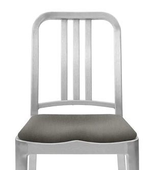 Emeco Navy Counter Stool With Arms Side/Dining Emeco Hand Brushed Outdoor Fabric Slate +$205 No Glides
