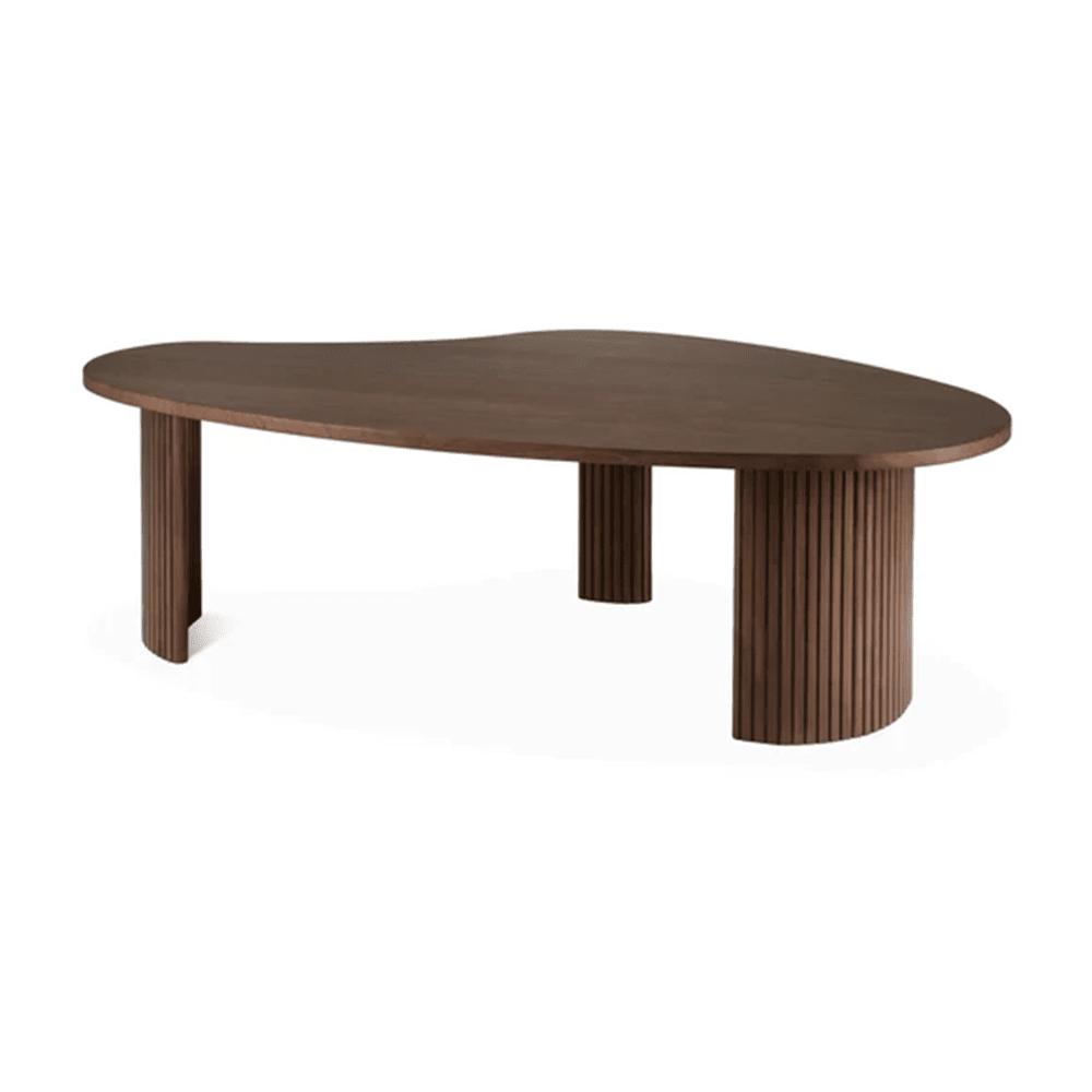 Boomerang Coffee Table Coffee Tables Ethnicraft Medium Brown Teak