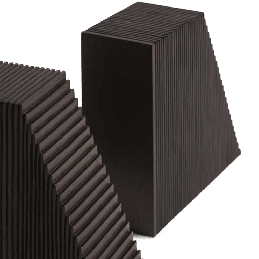 Grooves Book Ends (Set of 2) Accessories Ethnicraft