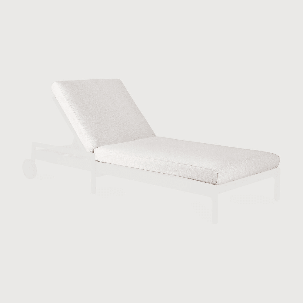 Jack Outdoor Adjustable Lounger Cushion Outdoors Ethnicraft Off-White