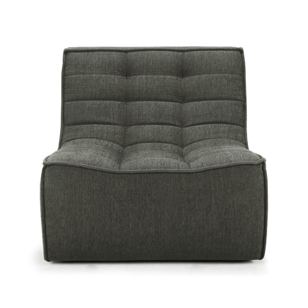 N701 - 1 Seater Sofa Module Sofa Ethnicraft Moss Eco Fabric