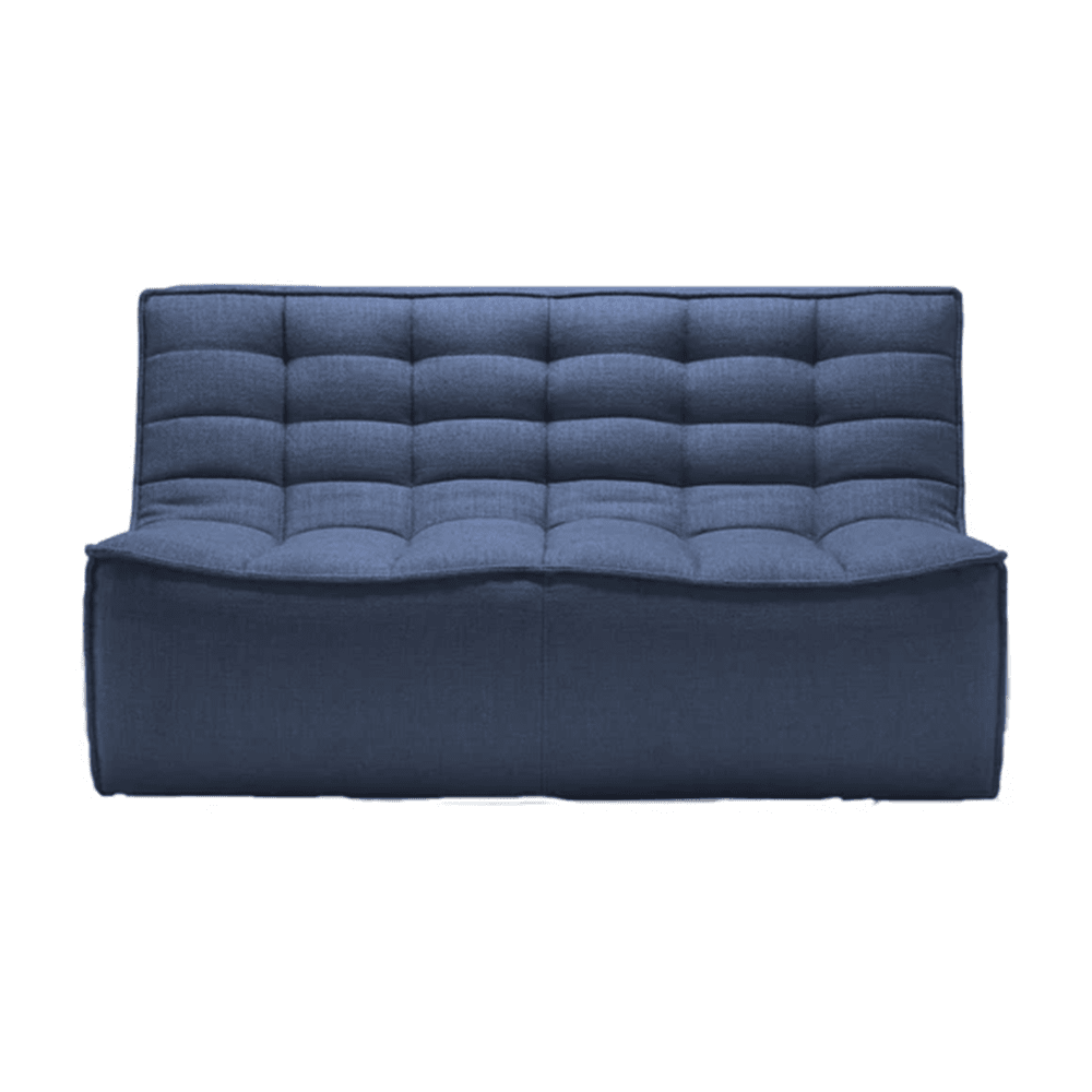 N701 - 2 Seater Sofa Module Sofa Ethnicraft Blue Standard Fabric