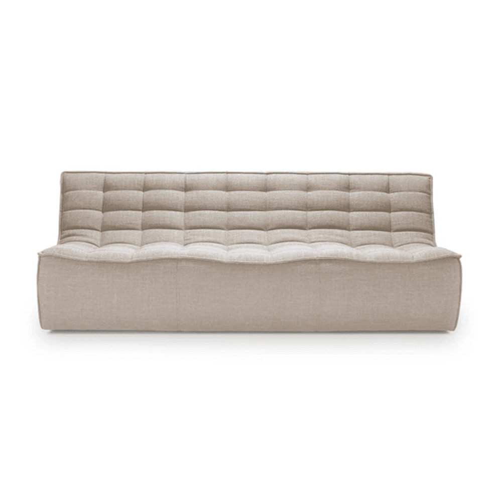 N701 - 3 Seater Sofa Module Sofa Ethnicraft Beige Standard Fabric