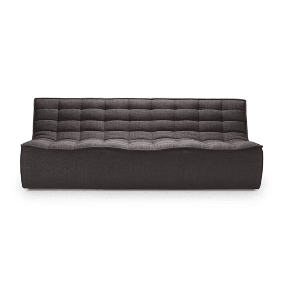 N701 - 3 Seater Sofa Module Sofa Ethnicraft Dark Grey Standard Fabric