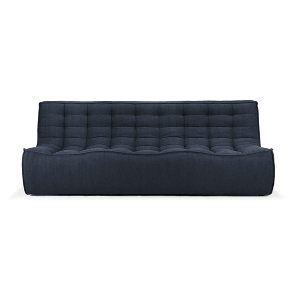 N701 - 3 Seater Sofa Module Sofa Ethnicraft Graphite Eco Fabric