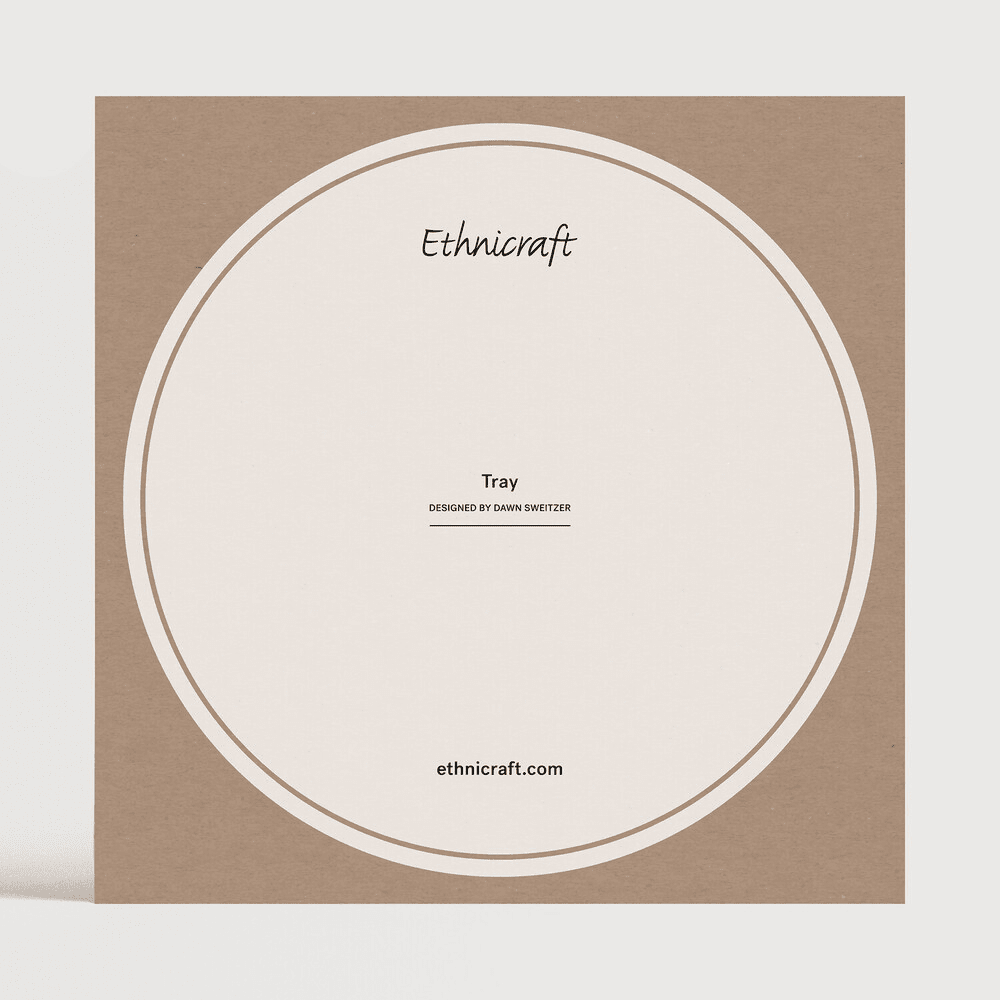 Slate Organic Glass Tray Tray Ethnicraft