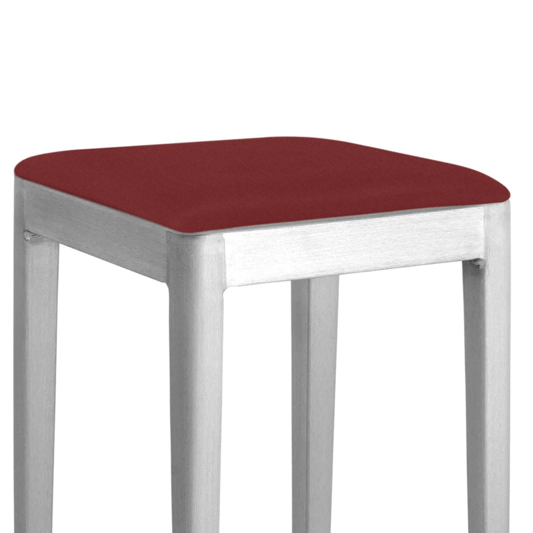 Emeco Stool Seat Pad Accessories Emeco Fabric Dark Red