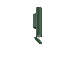 Flauta Spiga Outdoor Wall Sconce Outdoor Lighting Flos Forest Green 225mm / 8.9" 2700K