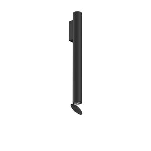 Flauta Spiga Outdoor Wall Sconce Outdoor Lighting Flos Black 500mm / 19.7" 2700K