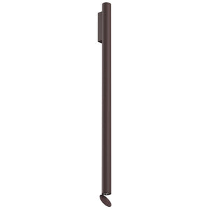 Flauta Spiga Outdoor Wall Sconce Outdoor Lighting Flos Dark Brown 1000mm / 39.4" 2700K