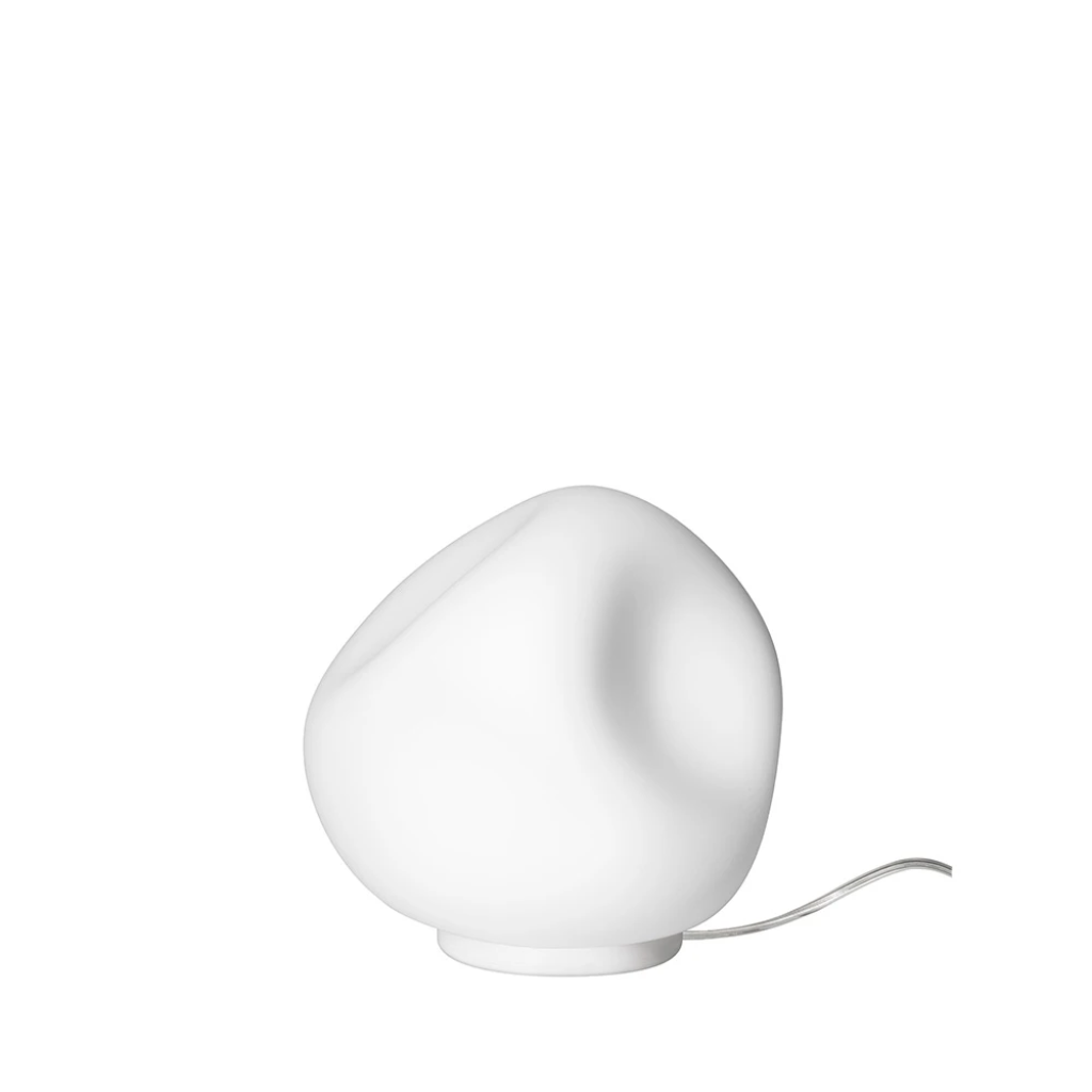 Foscarini Hoba Midi Table Lamp On/Off White