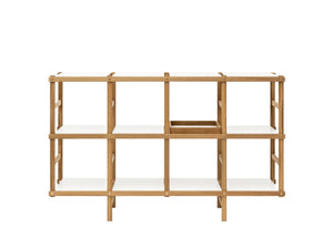 Frame Collection Shelves Design House Stockholm Medium Oak 