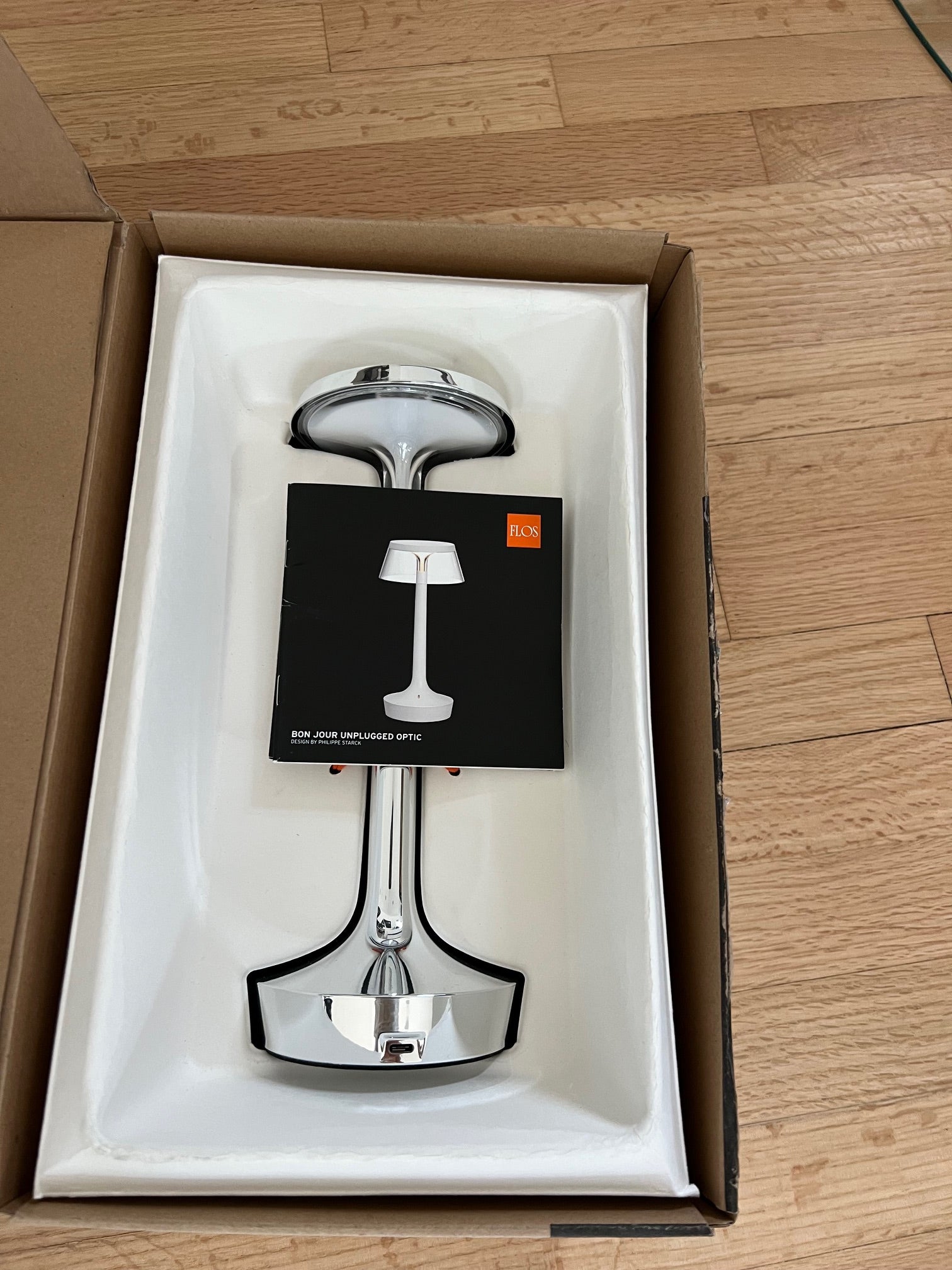 Bon Jour Table Lamp Chrome ***Moving Sale***Flos